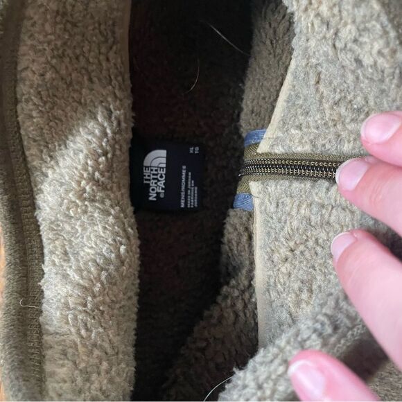 THE NORTH FACE Men's Leo Fleece Pullover Sweater 1/4 Zip Size XL - Picture 2 of 5